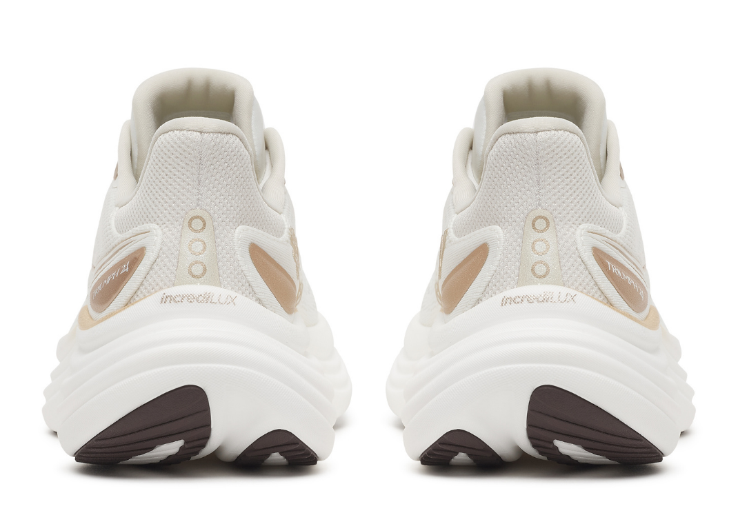 Saucony Triumph 24 Ivory Eggshell (W) Heel
