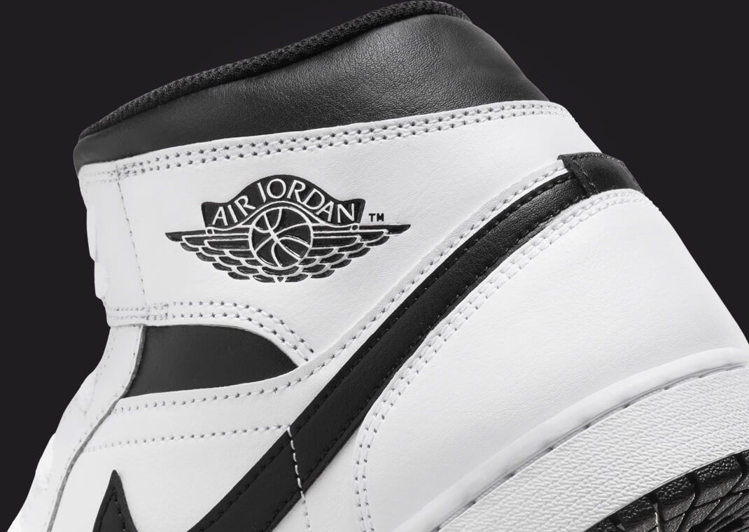 The Air Jordan 1 Mid White Black Releases December 2023