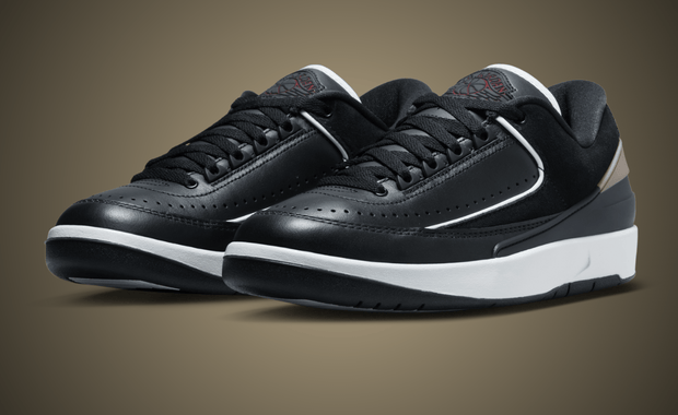 This Women's Exclusive Air Jordan 2 Low Black Metallic Gold Releases March 2024