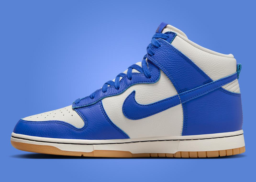 Nike Dunk High Phantom Racer Blue (W) Medial Right