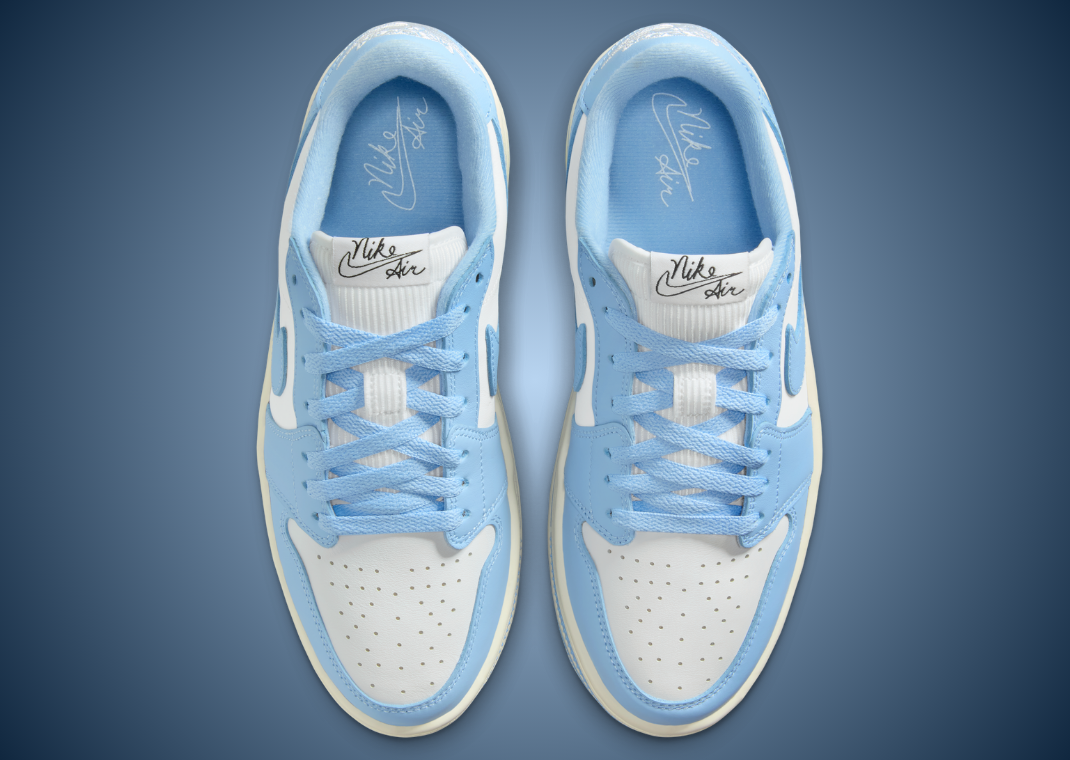 Air Jordan 1 Low Triple Stack UNC (W) - Top