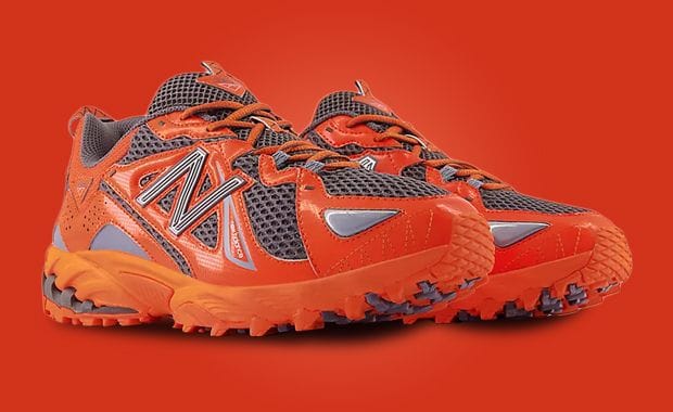 Glossy Orange Leather Takes Over The New Balance 610v1