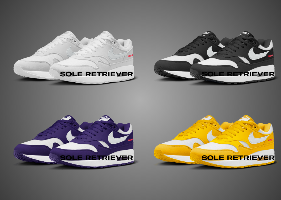 Supreme x Nike Air Max 1 '87 SP Pack Spring 2025