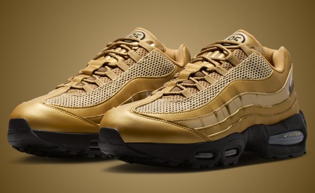 Total 95: The Latest Nike Air Max 95 T90 Colorway is Dipped in Gold