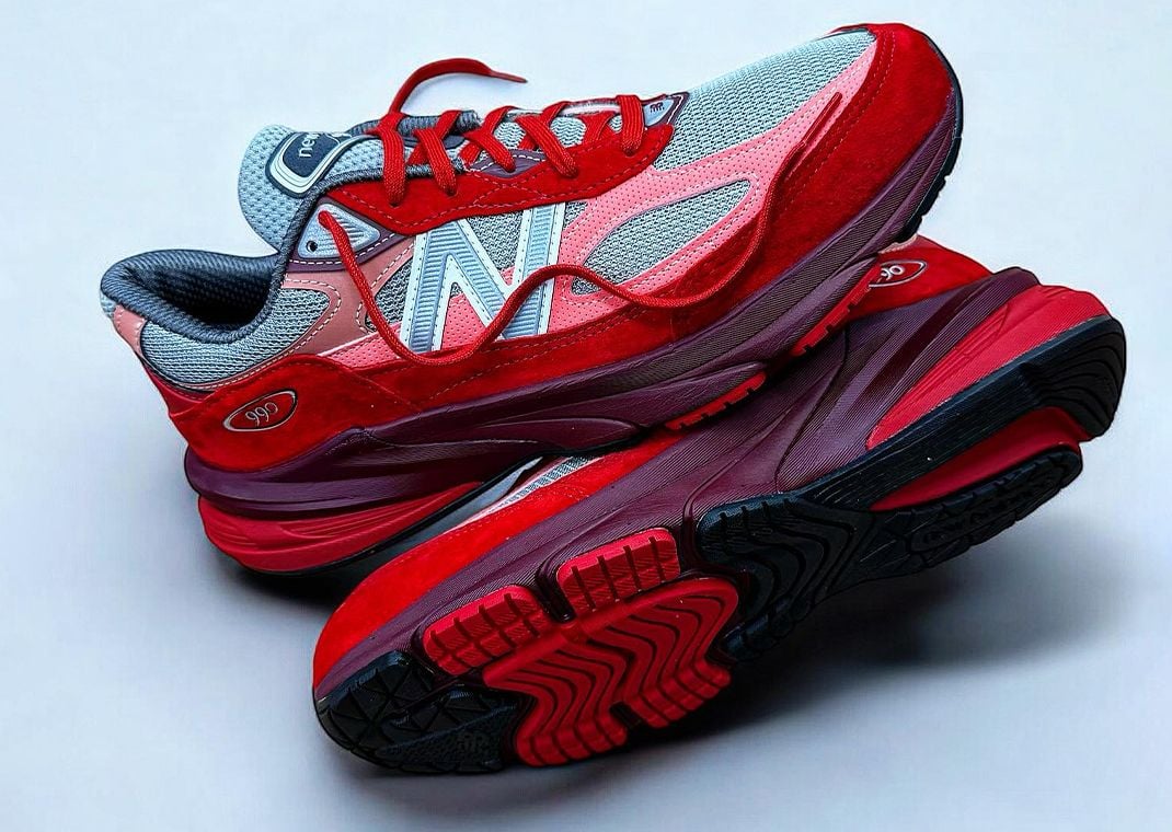 New Balance 990v6 Made in USA Community Red