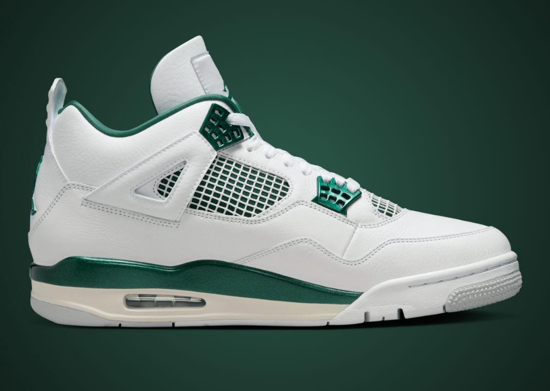 Air Jordan 4 Retro Oxidized Green Medial