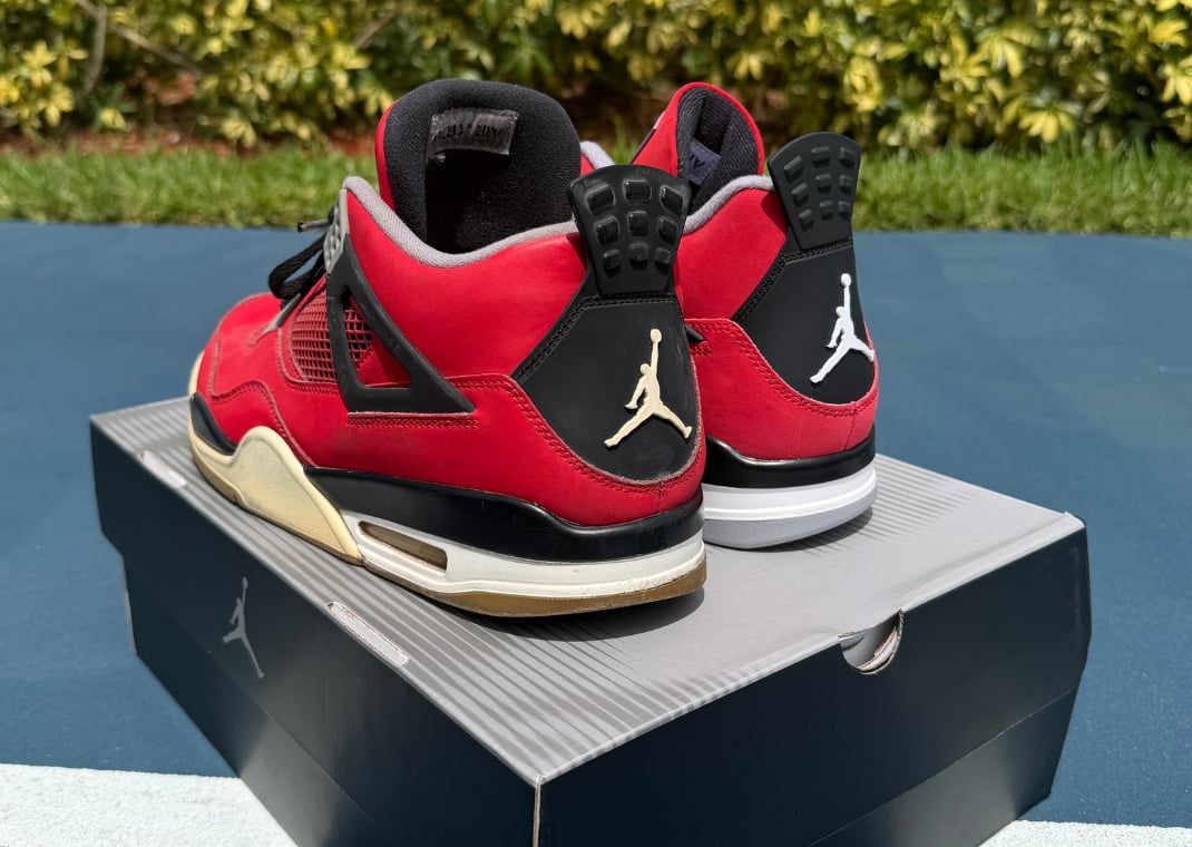 2013 (left) vs 2026 (right) Air Jordan 4 Retro Toro Bravo