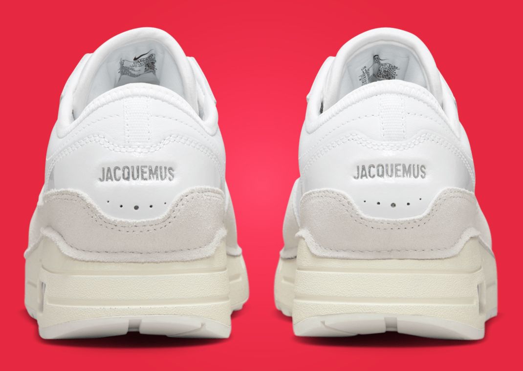 Jacquemus x Nike Air Max 1 '86 OG White (W) Heel