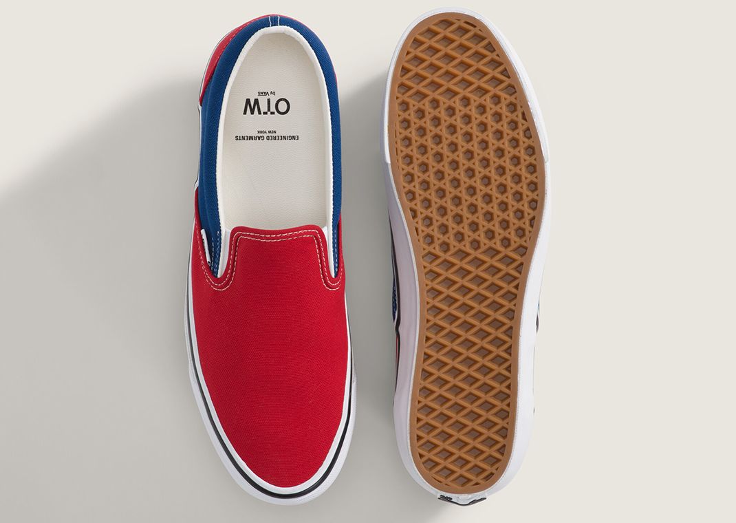Engineered Garments x OTW by Vans Authentic Red Blue Top and Outsole