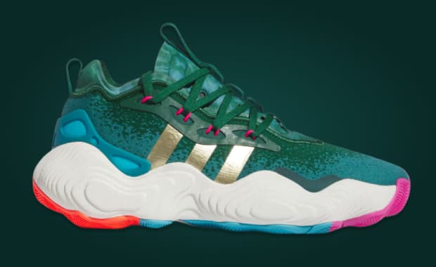 The adidas Trae Young 3 Team Dark Green Releases September