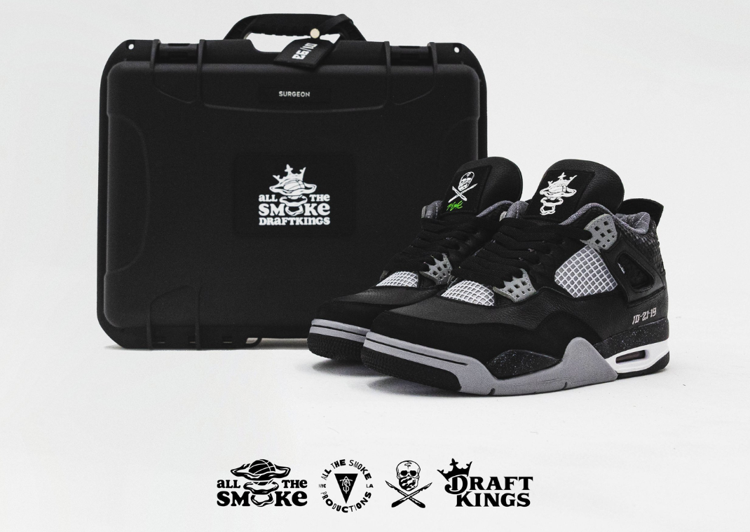 The Shoe Surgeon x Air Jordan 4 All The Smoke