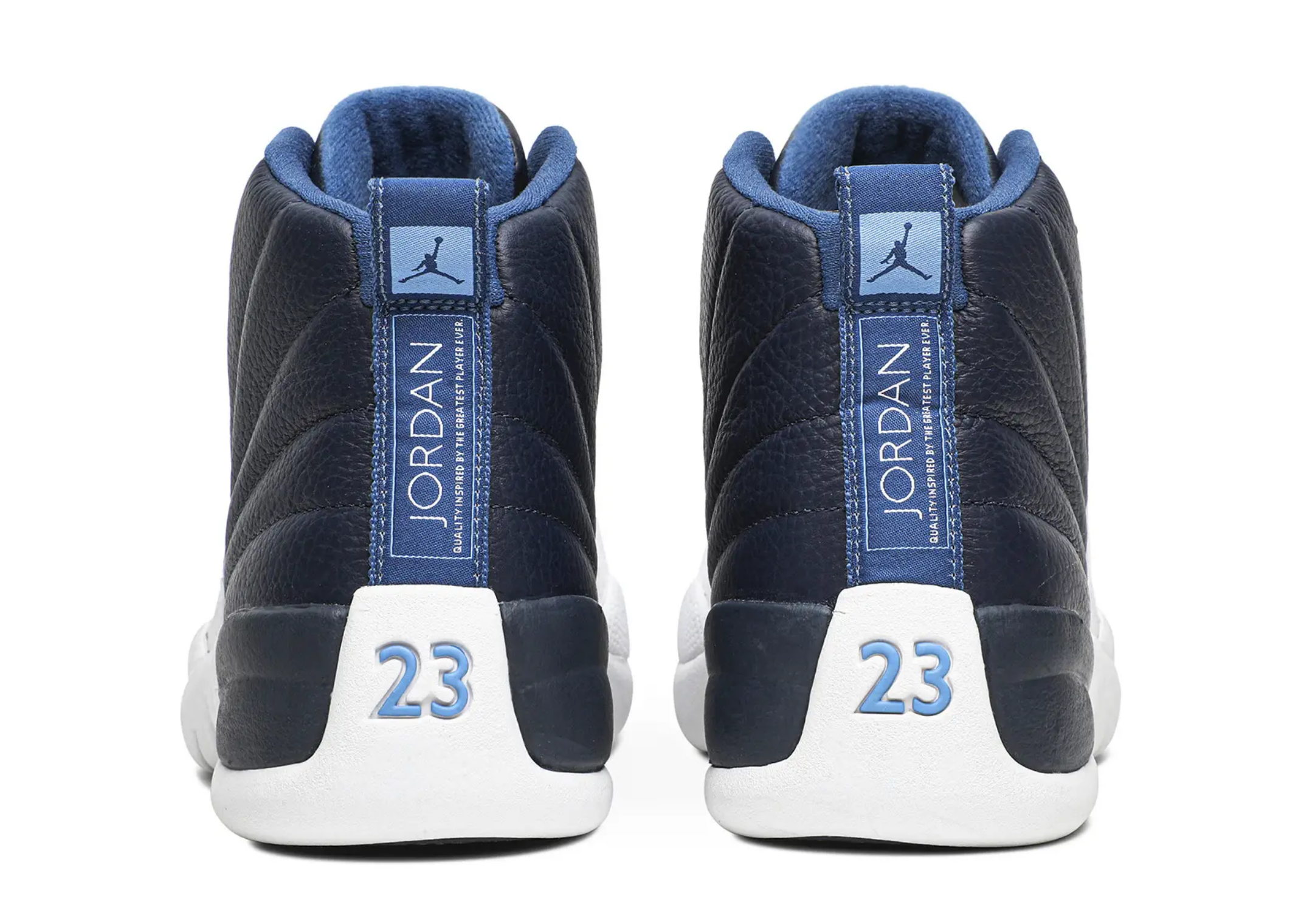 Air Jordan 12 Retro OG Obsidian heel