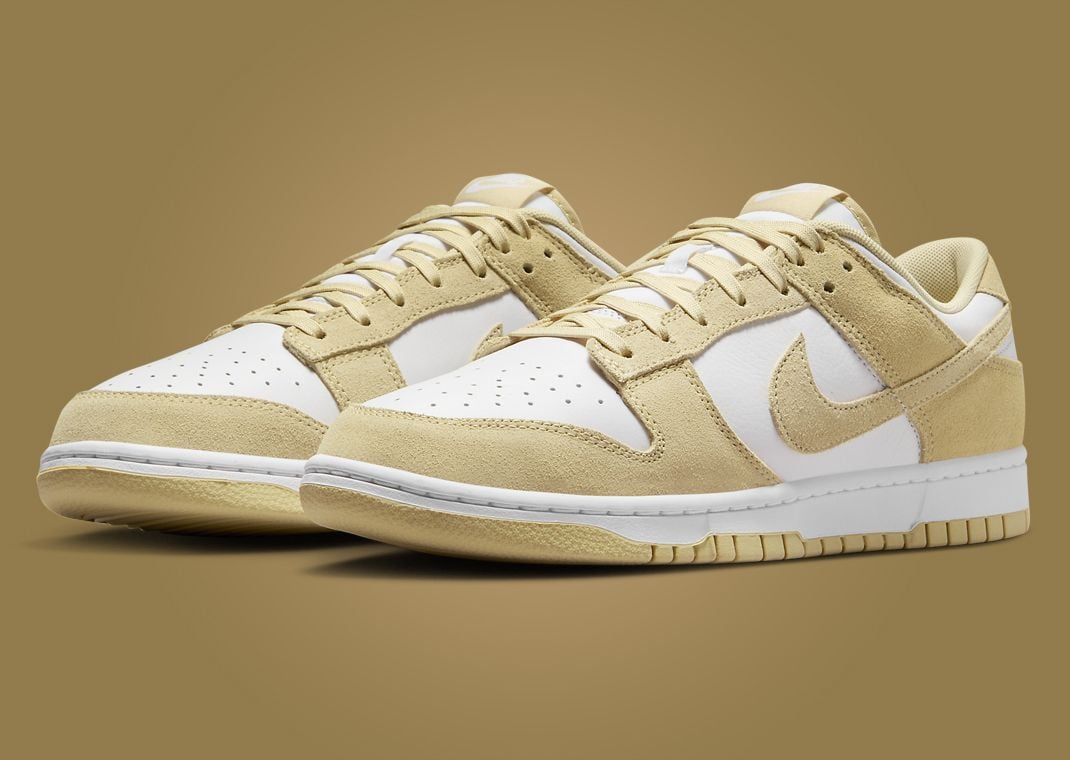 Nike Dunk Low Team Gold Suede