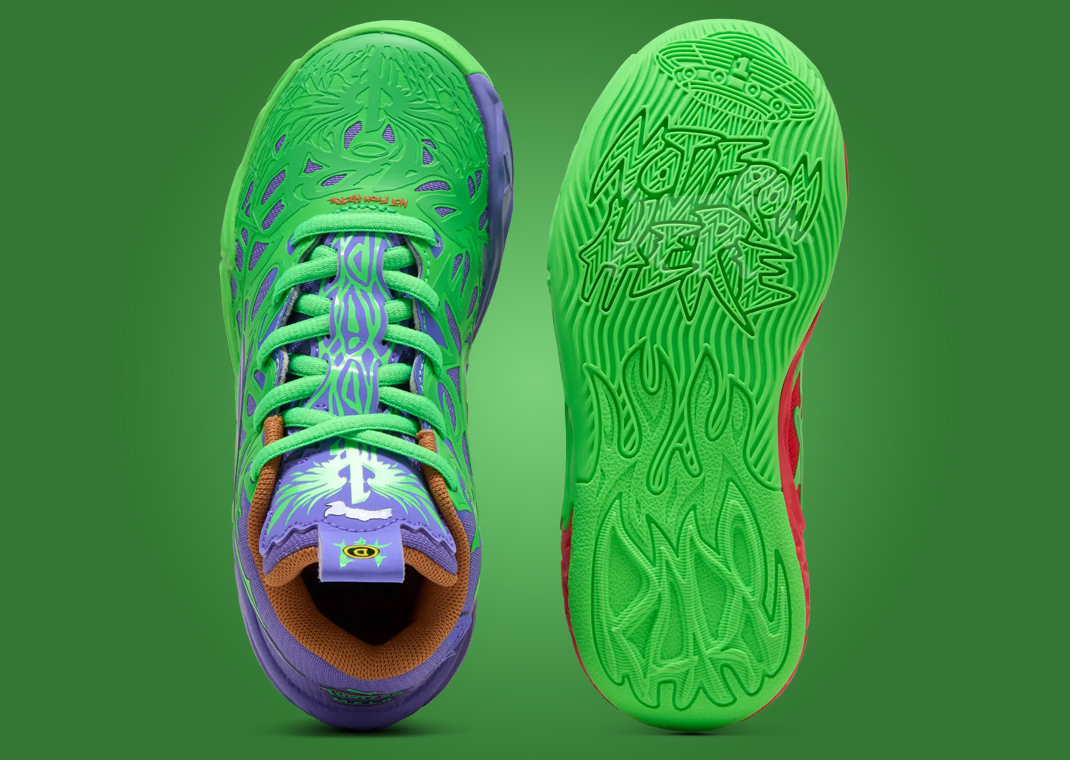 Teenage Mutant Ninja Turtles x Puma MB.04 Donatello & Raphael Top and Outsole