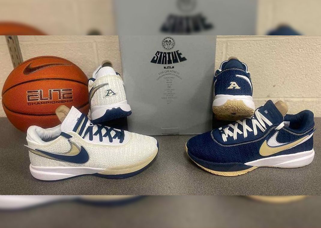 Nike LeBron 20 Akron PE's