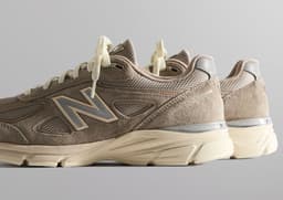 Kith x New Balance 990v4 Made in USA Moonrock Heel
