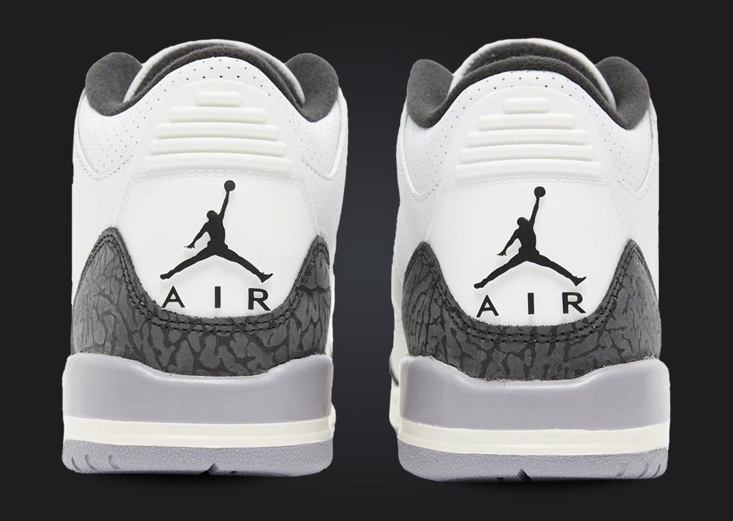 Air Jordan 3 Retro Cement Grey Heel