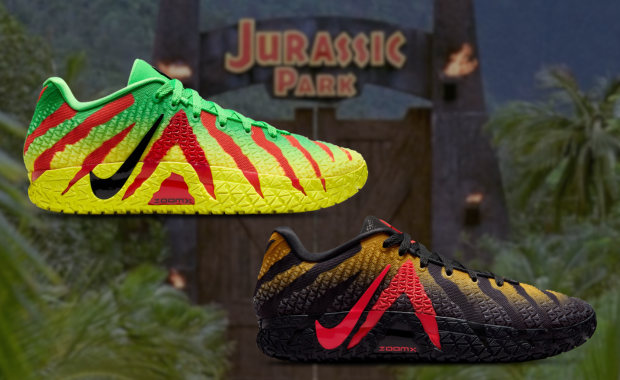 Official Images of the Jurassic Park x Nike Ja 3 Pack Show Gory