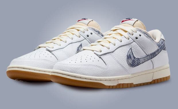 Detailed Look At The Nike Dunk Low Sail Washed Denim