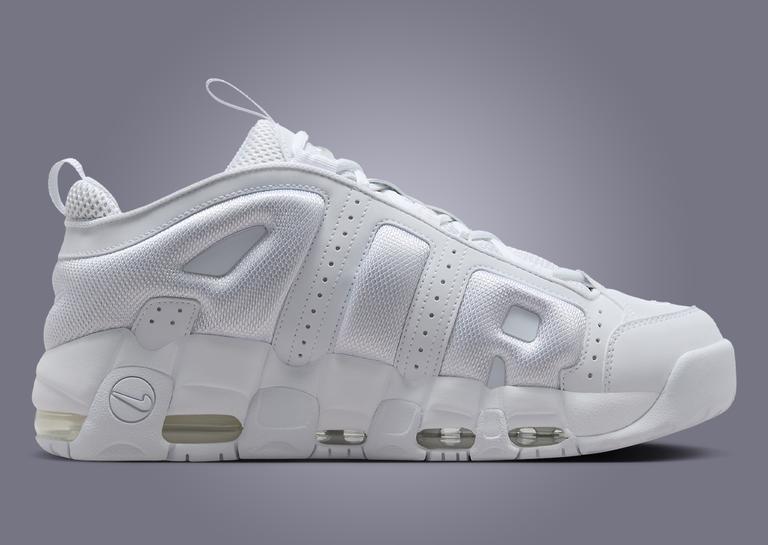 Nike Air More Uptempo Low White Medial