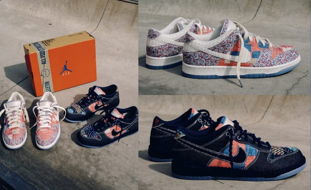 APB Previews Two Grandma’s Quilt-Themed Nike Dunk Low Collabs