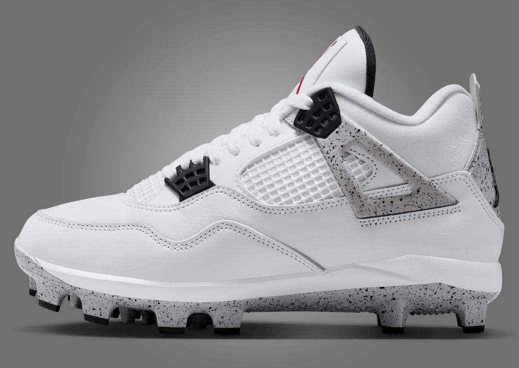 Air Jordan 4 Retro MCS White Cement Lateral