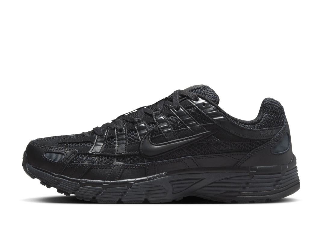 Nike P-6000 Premium Triple Black Lateral