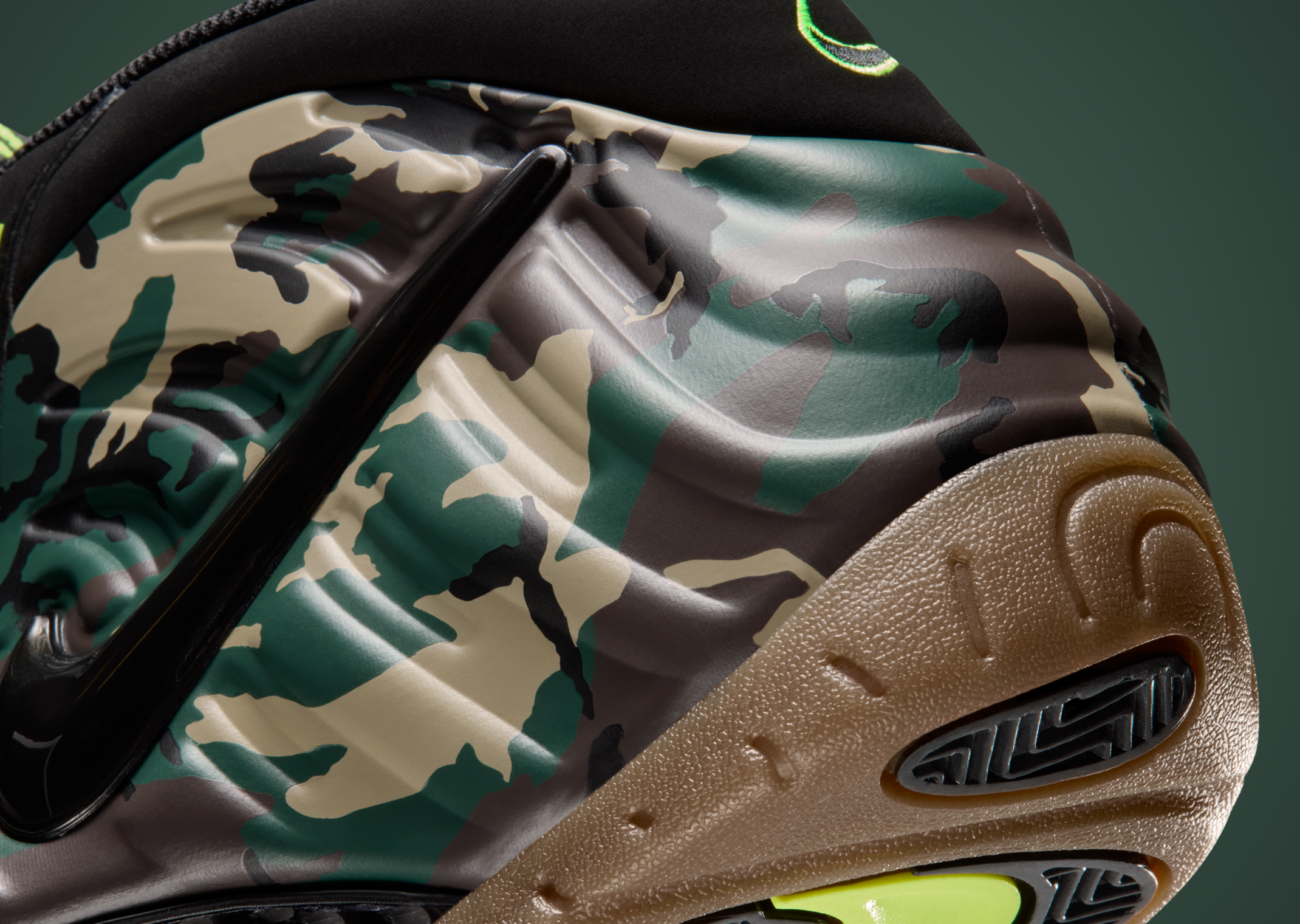 Nike Air Foamposite Pro Camo details