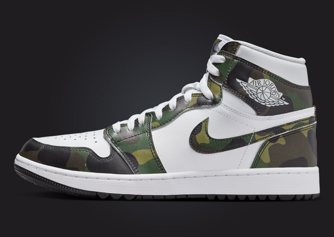 The Air Jordan 1 High Golf Camo Releases May 2024