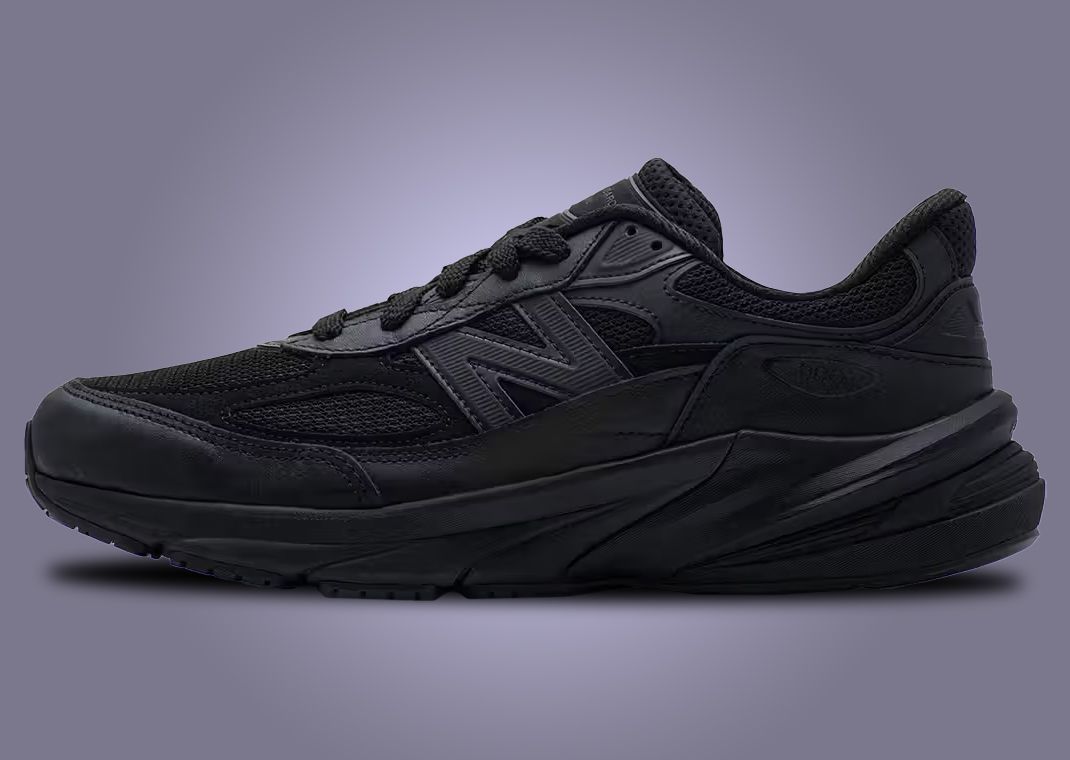 Comme des Garçons Homme x New Balance 990v6 Made in USA Black Lateral