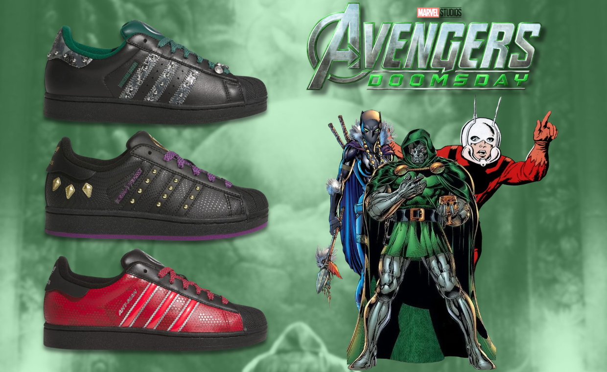 Superstars for Superheroes: adidas is Ready for Avengers: Doomsday with a Three-Pack of Shell Toes