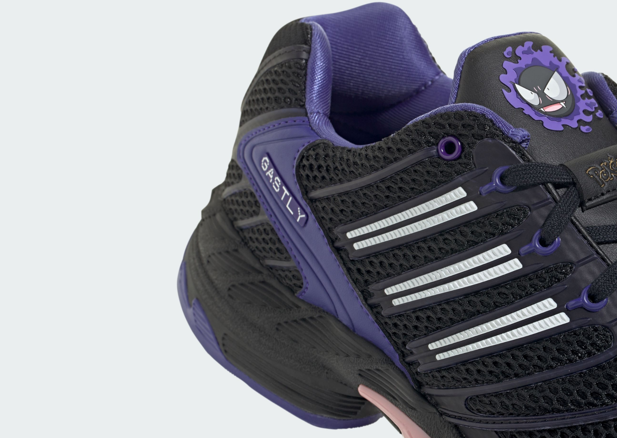 Pokémon x adidas Adistar Control 5 Gastly - Heel Detail