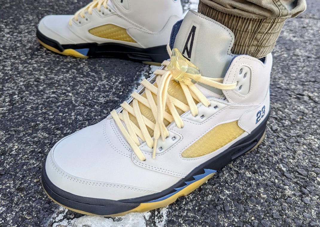 A Ma Maniere x Air Jordan 5 On Foot