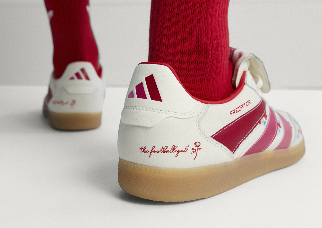 The Football Gal x adidas Predator Freestyle Heel Angle