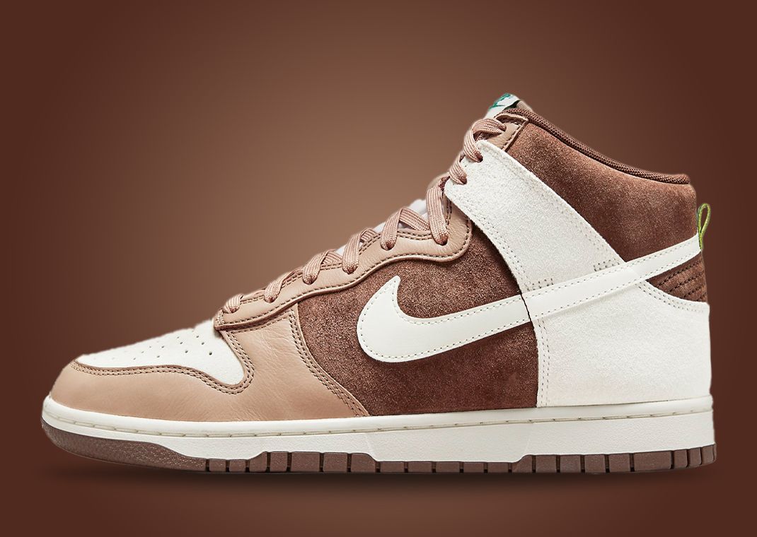 Nike Dunk High Light Chocolate Size 10.5 DH5348-100 Brown Sail Retro Suede 18020168_38199980_600.jpg main image 2