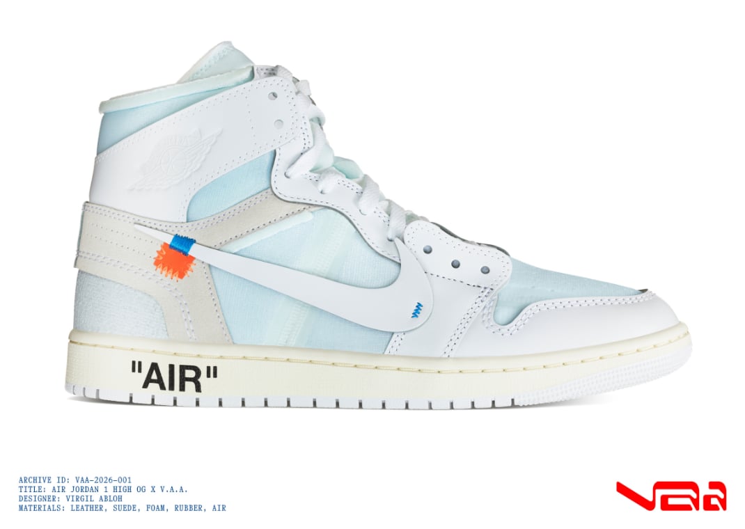 Virgil Abloh Archives x Air Jordan 1 Retro High OG Alaska