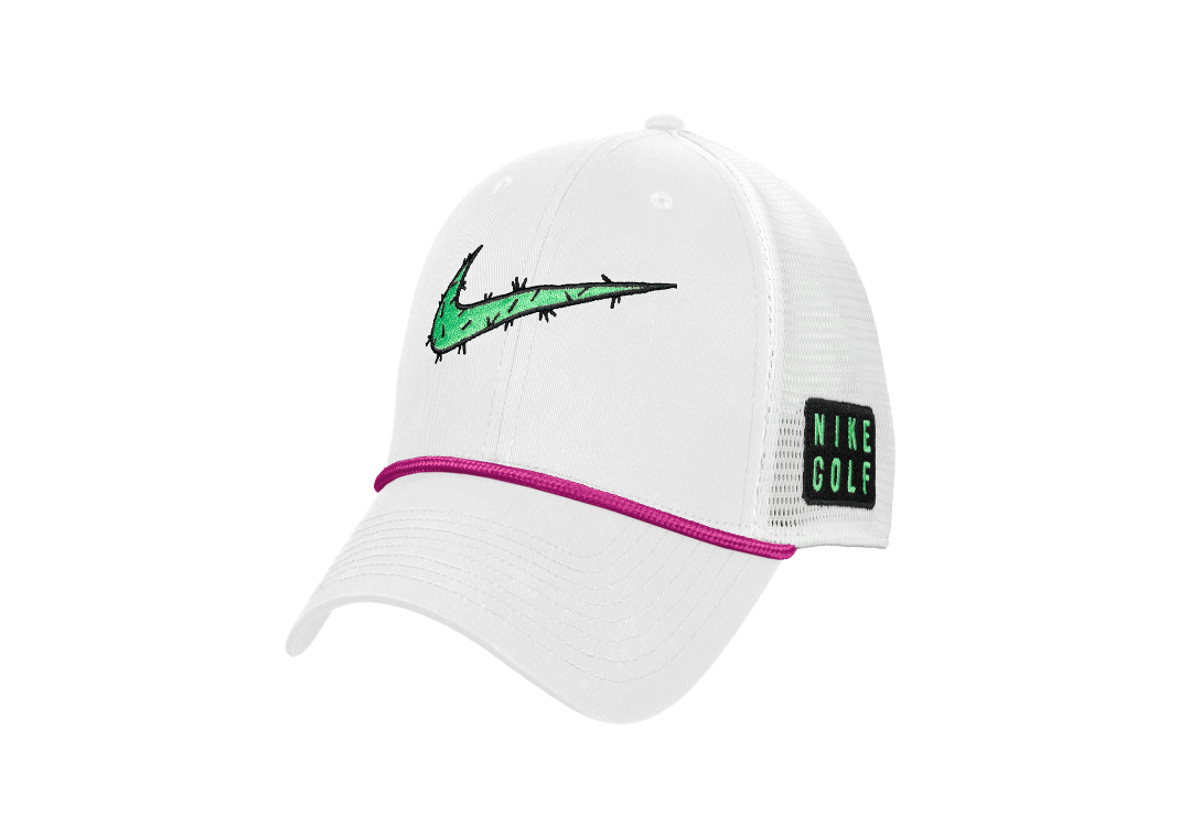 Nike Prickly Pear Golf Trucker Cap White