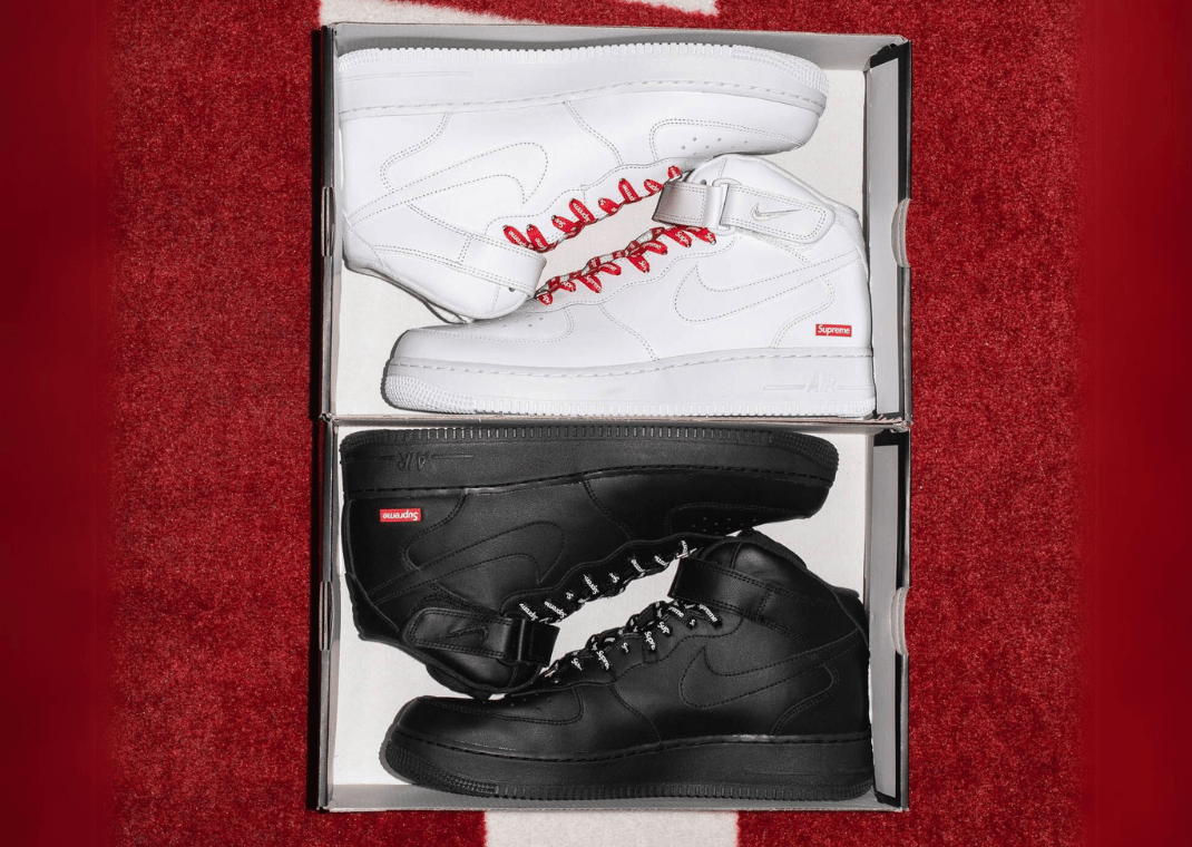 Supreme x Nike Air Force 1 Mid SP Pack