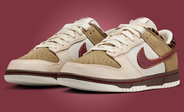 Nike Drapes New Dunk Low in Earth Tones and Leopard Fur