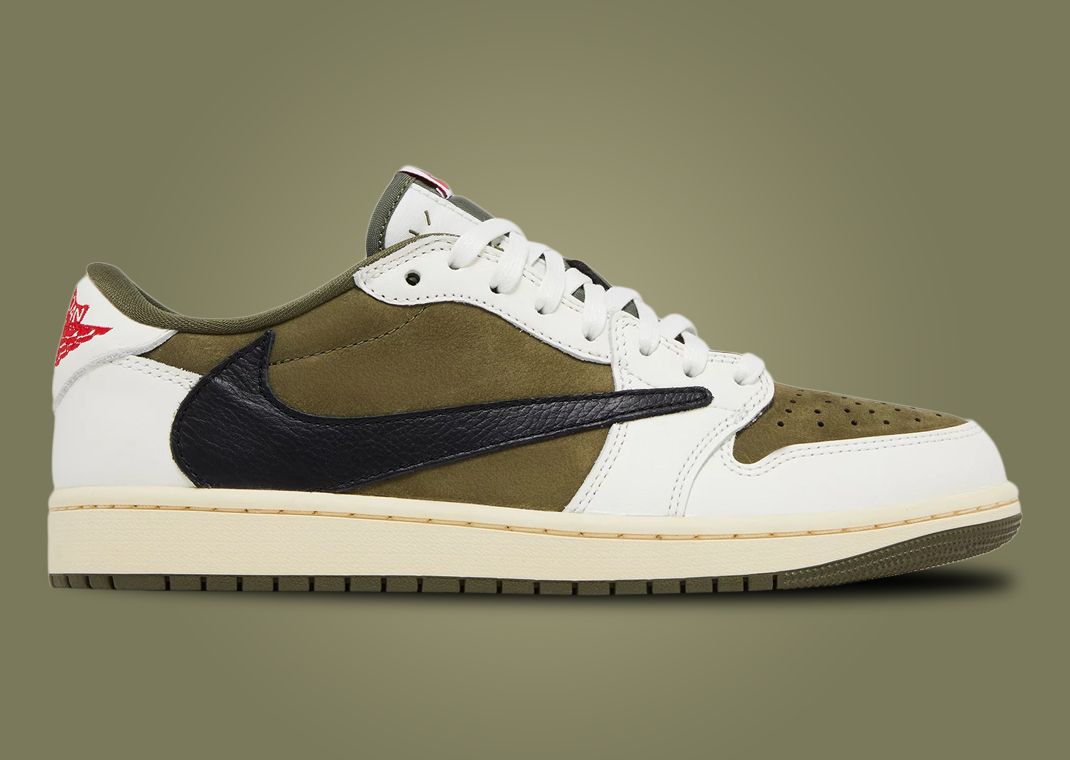Travis Scott's Air Jordan 1 Retro Low OG Olive Alternate Releases