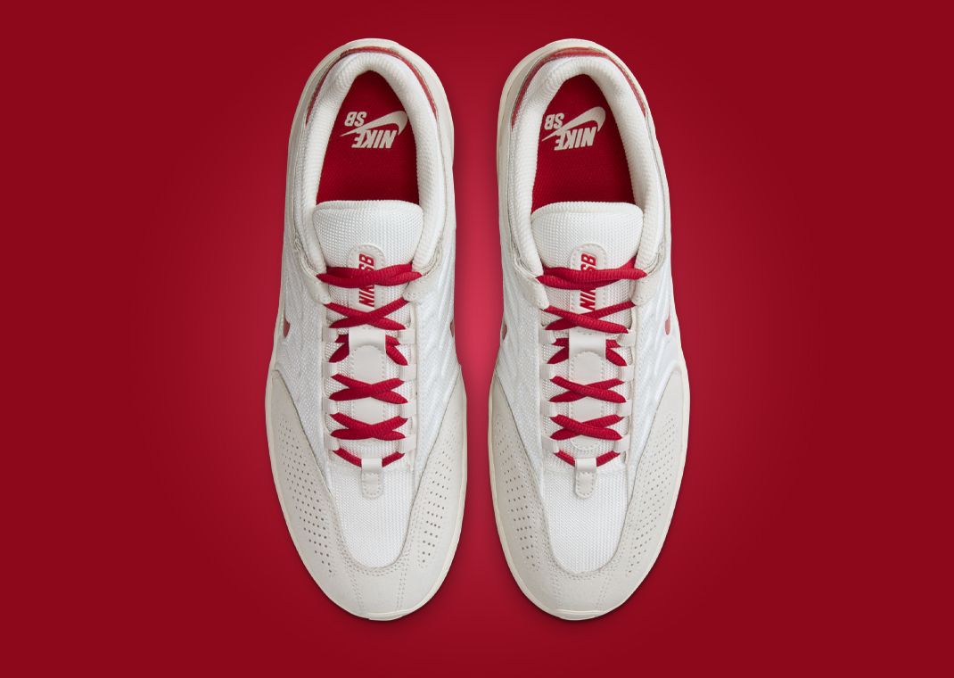 Nike SB Vertebrae Summit White University Red Top