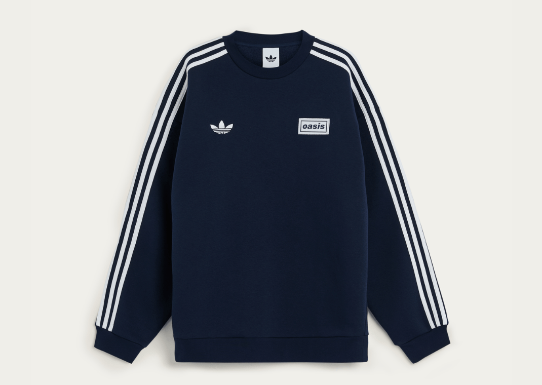 Oasis x adidas Tour Oversized Crew Night Indigo