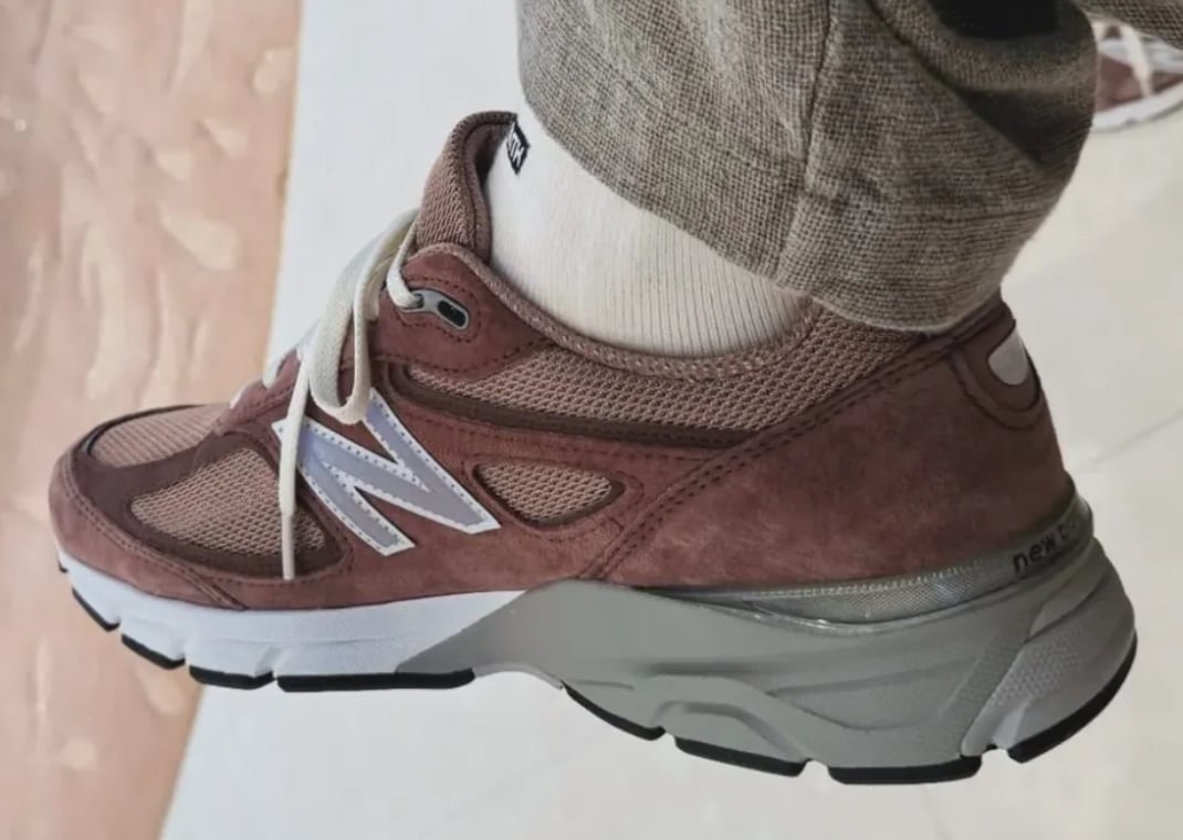 Kith x New Balance 990v4 Made in USA Antler