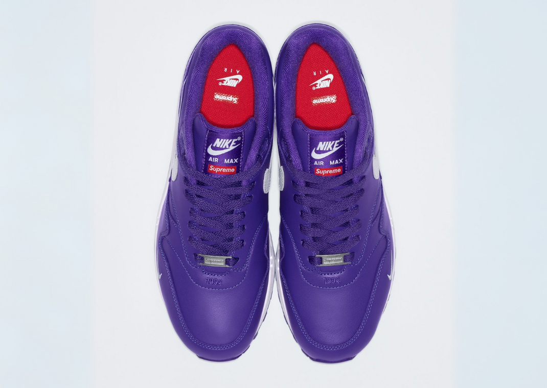 Supreme x Nike Air Max 1 '87 SP Varsity Purple Top
