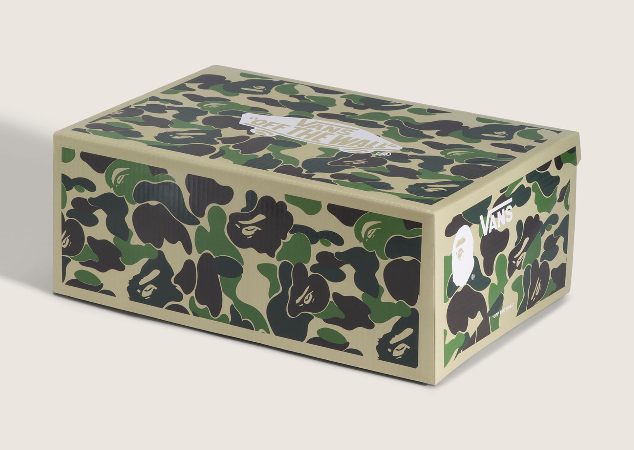 BAPE x Vans Knu Skool Camo Black Packaging