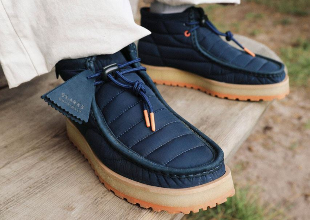 Raheem Sterling x Clarks Originals Wallabee Angle On-Feet