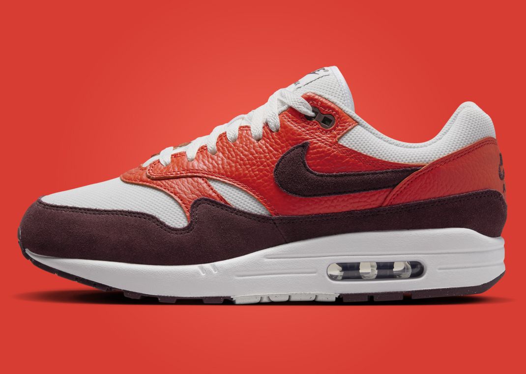 The Nike Air Max 1 Burgundy Crush Picante Red Releases Summer 2024