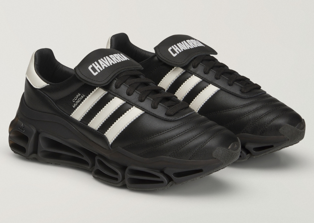 Willy Chavarria x adidas Copa Mundial Megaride Black White - Angle
