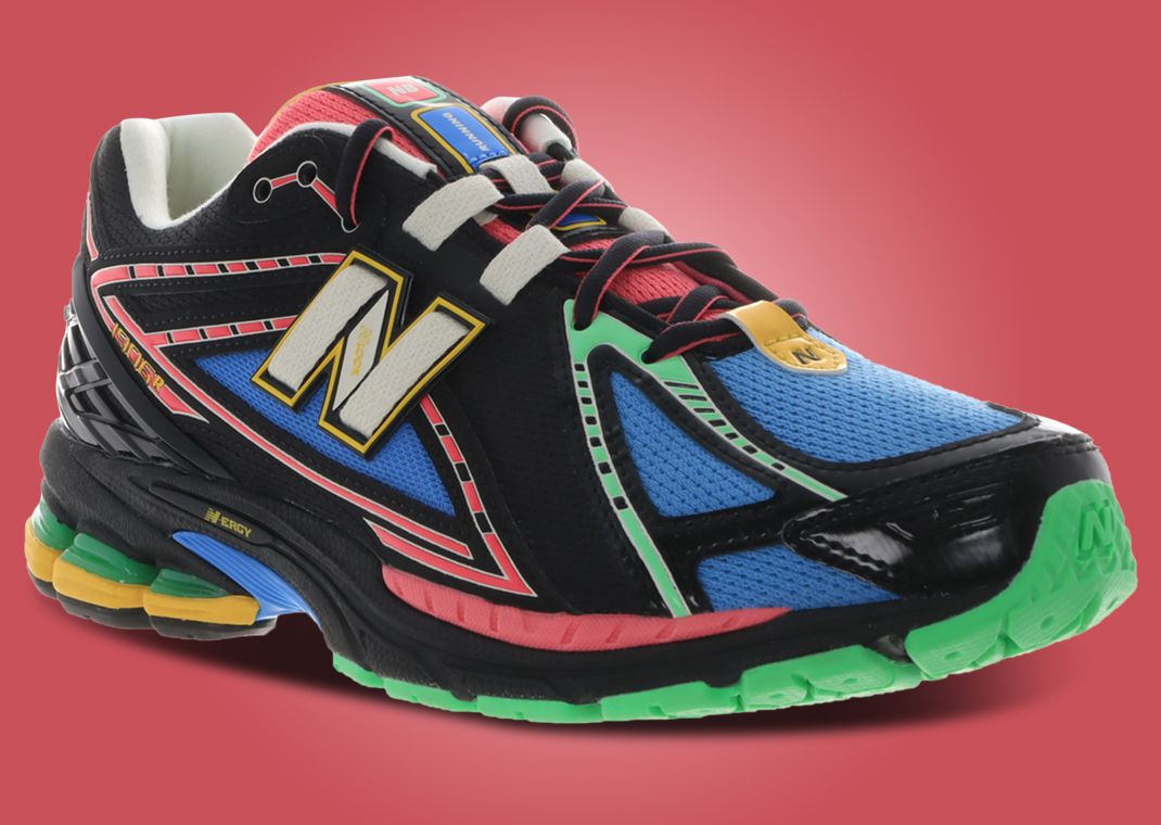 New Balance 1906R Black Pink Blue - Angle