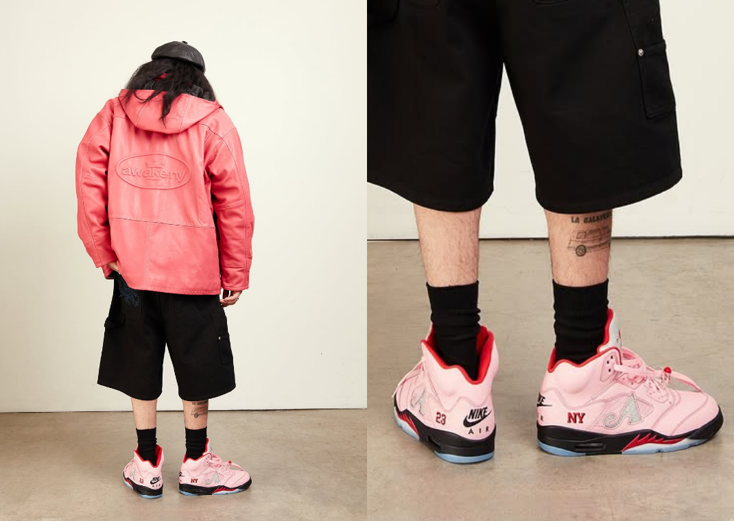 Awake NY x Air Jordan 5 Retro Pink Ice